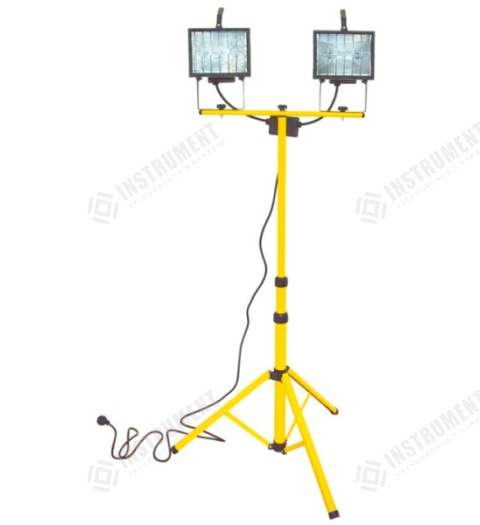 Světlo stavební halogen 2x400W teleskop