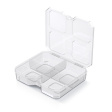 box organizér 15,6x14x3,5cm SQR KSQ15154-S429 transparentní plastový Kistenberg