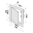 dvířka revizní kovové DM 200x400mm