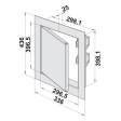 dvířka revizní kovové DM 300x400mm
