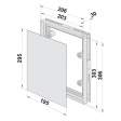 dvířka revizní DKP 200x300mm pod obklad