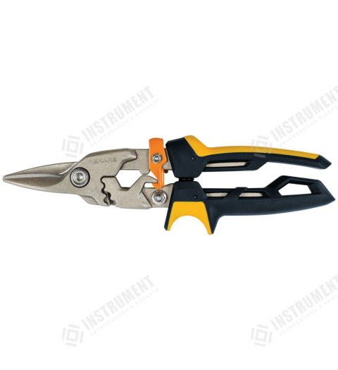 nůžky na plech rovné PowerGear žluté Fiskars 1027207