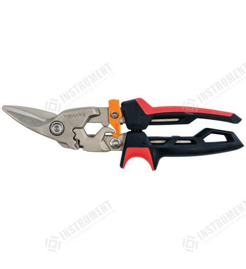 nůžky na plech levé PowerGear červené Fiskars 1027209