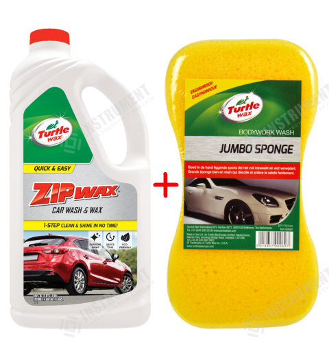 šampon+vosk TW Zip Wax 1000ml + houba JUMBO