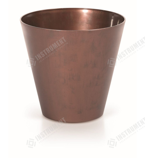 Květináč 25cm TUBUS Corten DTUB250C-760U ocel plastový PROSPERPLAST