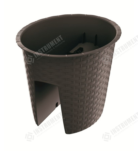 květináč na zábradlí 29,8cm RATOLLA DRLB300-440U umbra plastový PROSPERPLAST