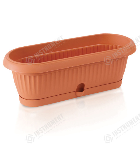 květináč truhlík 31,6cm TERRA DCK2-R624 terakota plastový PROSPERPLAST