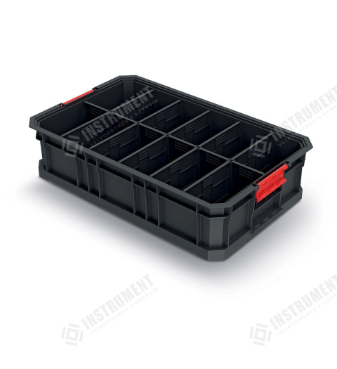 box s přepážkou 52x32,7x12,5cm MODULAR SOLUTION KMS553510S-S411 černý