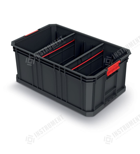 box s přepážkou 52x32,9x21cm MODULAR SOLUTION KMS553520S-S411 černý