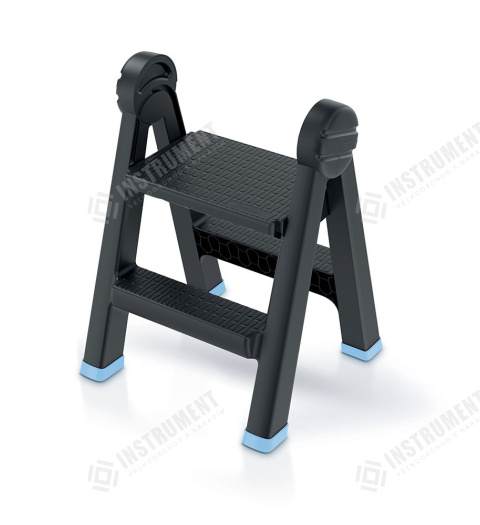 schůdky TITAN LADDER KLD4565-2717C černé plastové Keden