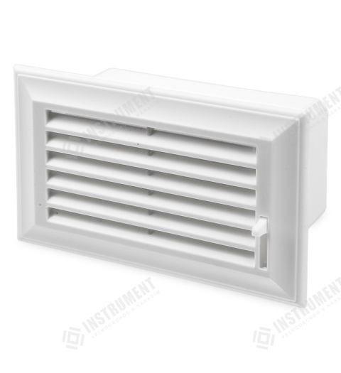 mřížka plochá plastová 230x86mm s regulací pro potrubí 60x204mm