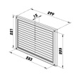 mřížka větrací MV 170s ventilační