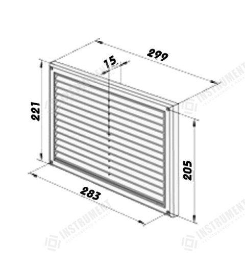 mřížka větrací MV 170s ventilační