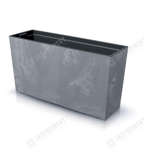 květináč truhlík 77cm URBI CASE BETON EFFECT DUC800ME-425U marengo plastový PROSPERPLAST