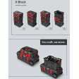 box na nářadí s kolečky 546x380x510mm X BLOCK TECH KXB604050G-S411 černý plastový Kistenberg