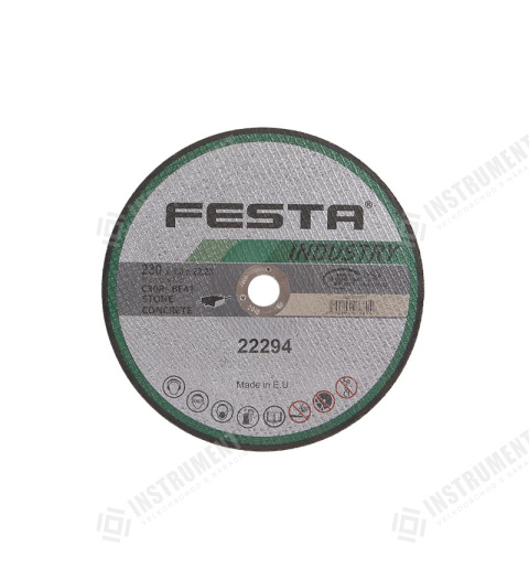 Kotouč řezný FESTA INDUSTRY na kámen 230x3x22.2mm