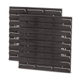 stěna sada 2ks 38,6x1,8x39cm BINEER BOARD KBBS4040-S411 černá plast