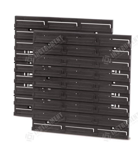 stěna sada 2ks 38,6x1,8x39cm BINEER BOARD KBBS4040-S411 černá plast