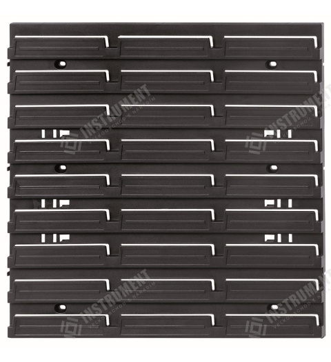 stěna sada 2ks 38,6x1,8x39cm BINEER BOARD KBBS4040-S411 černá plast