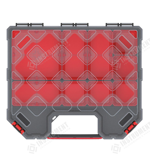 box organizér vysoký s krabičkami 28,4x24,3x10,5cm TAGER KTG302510B-S429 černý Kistenberg