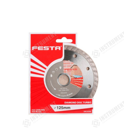 Kotouč diamantový FESTA TURBO 125x2.4x22.2mm