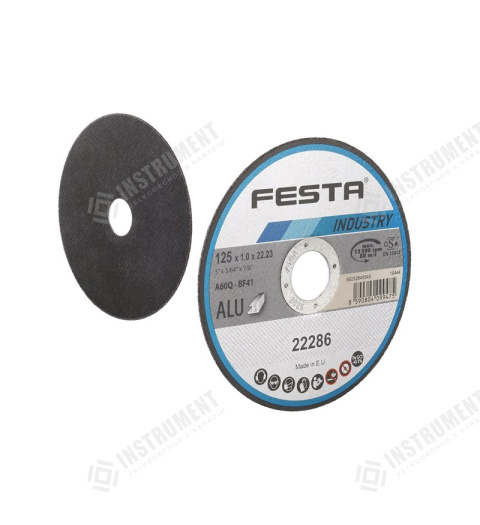 Kotouč řezný FESTA INDUSTRY na hliník 125x1x22.2mm