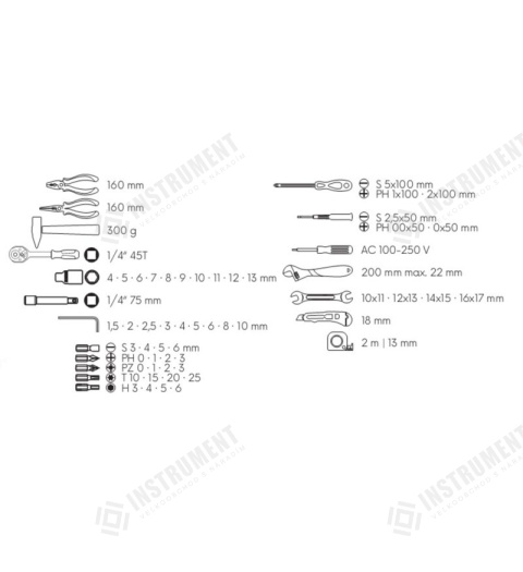 Sada nářadí 60ks